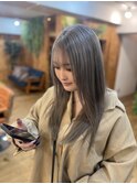 【前髪有】シルバーシャドールーツ