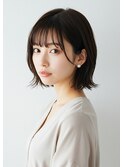髪質改善/大人ボブ/重め前髪/大人可愛い/小顔ヘア/綱島