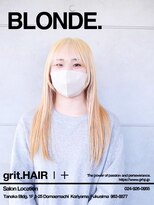 グリット ヘアープラス(grit.HAIR|+)&nbsp;【grit.】抜きっぱなしBLONDE