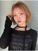 韓国ストリート感満載◎くびれボブ×シースルーバング 7s728