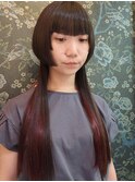 個性的なヘアカットカラー