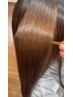 〔前処理ヘアケア付〕カット+コスメ縮毛矯正+うるつやTR￥15620→ 