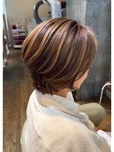 アビーヘア 市川店(abie hair) 【市川】ハイライト／白髪ぼかしハイライト