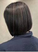 細めハイライトバレイヤージュ白髪ぼかし海外レイヤー東京銀座