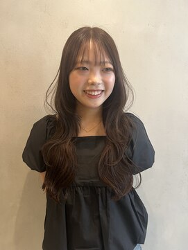 リアン(Lien) レイヤーカット×グレージュ