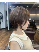 【畑中正敏】愛されショートボブ艶髪/似合わせカット