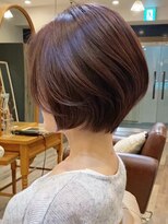 ミルティ(Myrtille)&nbsp;ミルティ☆ハイライト入り脱白髪染カラーのショート☆