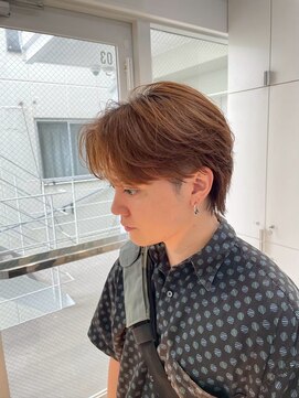 ヘアサロン ガリカ 表参道(hair salon Gallica) ベージュブラウン×センターパートショートウルフ