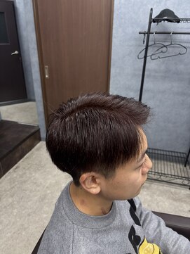 クレオ 福大通り店(CREO) 赤茶カラー×ショートスタイル