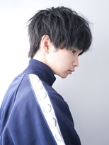 フラッグヘアー 博多駅前店(Flag HAIR) メンズラウンドマッシュシャドウパーマ博多