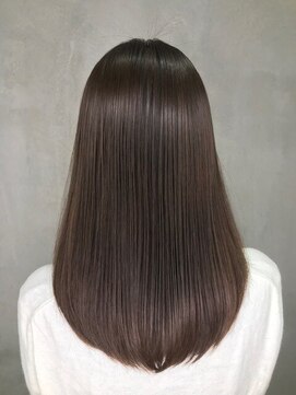 アンダーバーホワイトモデ 河内長野(_WHITE mode) 30代40代髪質改善ココアブラウン艶感ストレート透明感赤み消し