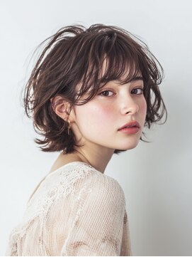 アグ ヘアー ネスト 茨木店(Agu hair nest) 大人ショートボブ 20代30代40代ヘア 小顔 大阪クビレ茨木