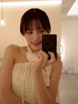 ノク 渋谷(nok)&nbsp;イメチェンピンクベージュ前髪