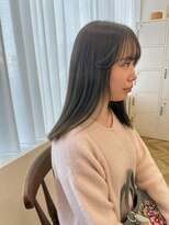 ローブ(L’AUBE)&nbsp;ダークトーンの透け感olive