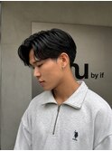 “ナチュラルに動く毛流れパーマ”