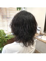 グッドネイバーズ 流山おおたかの森店(GOOD NEIGHBORS)&nbsp;ミディアムウルフ/ツイストスパイラルパーマ/シャドウパーマ
