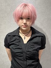 ノブレス(NOBLESSE)&nbsp;ペールピンク×レイヤーショート