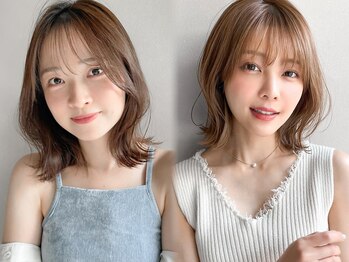 リヤン 表参道(lyann)の写真/巻いたような質感が可愛い『コテ巻き風パーマ』であなただけの愛されヘアに☆lyannで新しい自分に出会える