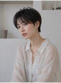 黒髪ショート/マッシュボブ/モードカジュアル