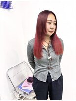 イラカ(elaka)&nbsp;パープルピンク×顔周りレイヤー