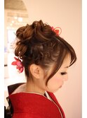 成人式　ヘアセット