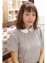 エム 綾瀬店(hair make e6+) ショートバング・外ハネボブ☆ウェット感がおしゃれ♪