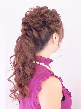 ブリエ(briller) ブリエ☆結婚式☆カジュアルポニーテールアレンジ