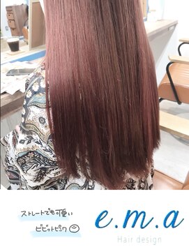 エマヘアデザイン(e.m.a Hair design) ビビットピンク