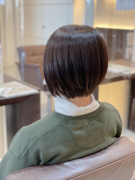 フォルテ 草薙店 切りっぱなしボブ エアリーロング 美髪 ピンクブラウン