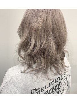 ヘアールームロッソ 白山店(HAIR ROOM ROSSO) レイヤーカット　ラベンダーアッシュ