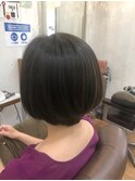 リタッチ白髪染めと毛先はイルミナカラーフォレストで透明感を