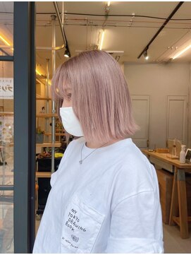 アソビ(Asobi) 【ブリーチ2~3回】アプリコットベージュ