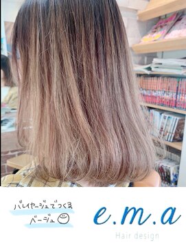 エマヘアデザイン(e.m.a Hair design) バレイヤージュ