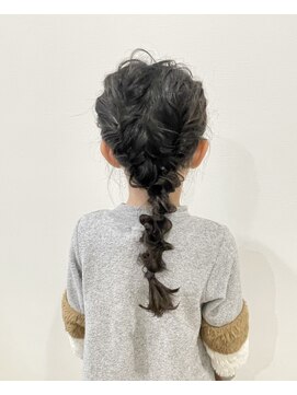 ピース(PEACE) キッズ編みおろしアレンジ