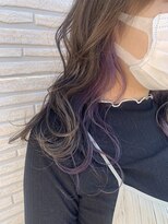美容室 フォーリア Foglia ちらっと見えるインナーカラー＊