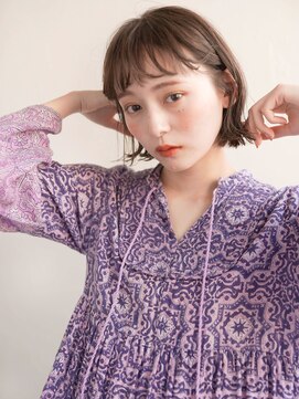 ジュール 大分(Joule) セクションカラー/ペールベージュ/透明感ボブ[大分駅]