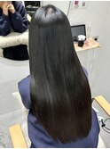 髪質改善＊黒髪モード艶ロング＊美髪【Zina 新浦安】 