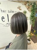【デザインカラー】ハイライト×グレージュカラー 担当木曽