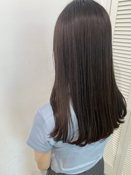 アドラーブル 万代店 (adorable) 【艶髪】暗めグレージュ 韓国風 艶ロング