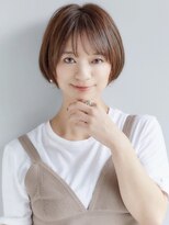 フォンズ(FONS)&nbsp;第一印象で小顔に 大人可愛いマッシュショート 透明感カラー