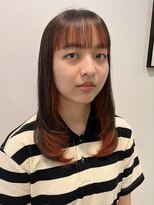 マイ ヘア デザイン 岡崎(MY hair design) 斜めバング/グレージュカラー/シルキーベージュ/岡崎