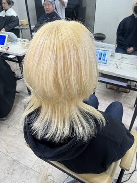 アジールヘア 所沢プロペ通り店(agir hair) ハッシュカットイメチェンに合わせカットウルフ所沢練馬狭山