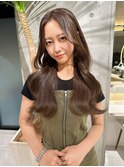 ★魅力倍増カールセミディシアーカラー姫カットダークアッシュ★