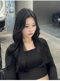 韓国レイヤーカット/顔周り/フェイクブラック【佐藤詩門】