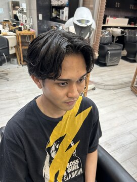 ヘアー ラボ エムツー(hair lab m2) センターパート