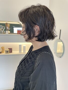 エダメ(EDAME) ニュアンスbobパーマ◯