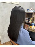 黒髪ストレート
