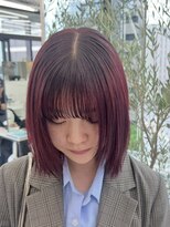 ビューナゴヤ 名駅(VIEW NAGOYA)&nbsp;前髪カタログ/イメチェンスタイル／ウェーブパーマ/こなれミディ