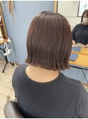 切りっぱなしボブ