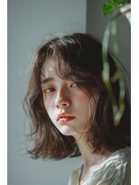 ラナ 新宿(lana)&nbsp;こなれミディ/顔まわり/レイヤーカット【lana hair/新宿】